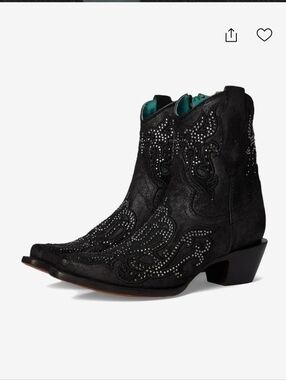 Corral Embroidery Crystal Women's Bootie C4106